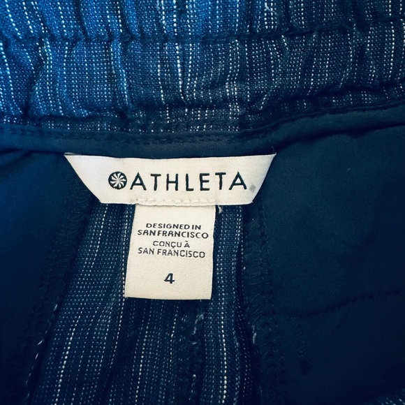 Athleta Cabo Linen Short Size 4 - Picture 3 of 3